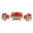 Tullio 4 - Person Patio Conversation Set with Sunbrella® Cushions-1465972687