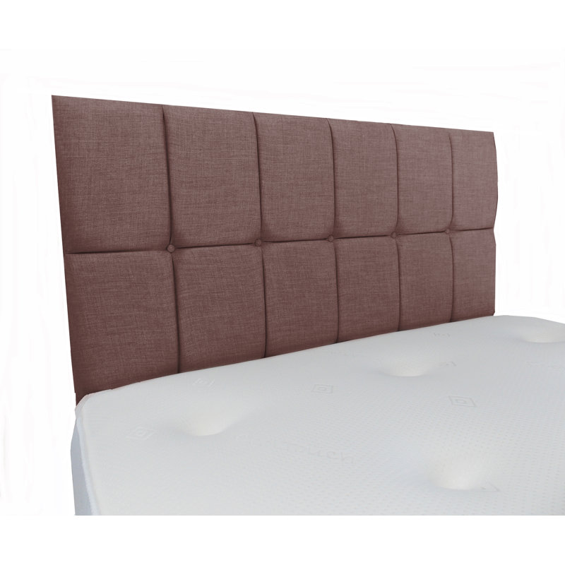 Fariz Upholstered Headboard, Mauve, Small Single (2'6), Naples Velvet