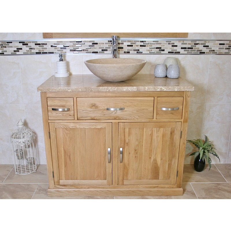 Mateo 1000 mm Freestanding Single Vanity with Vessel Basin
