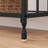 Industrial Narrow Console Table with 2-Tier Open Storage Shelves, Sturdy Metal Frame, Slim Sofa Side Table for Entryway, Hallway, Living Room, or Office, Vintage Color, 105×30×81cm