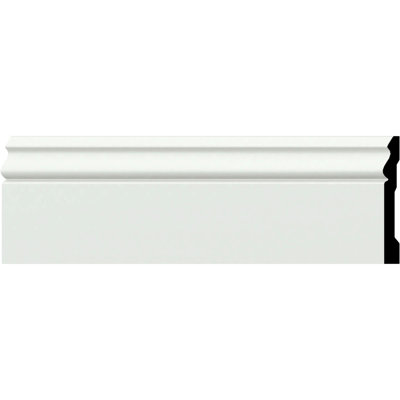 Moulure de plinthe H 3 3/4 po x P 1/2 po x L 94 1/2 po