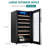 Yesurprise Single Zone 16.9'' 28 Bottle Wine Refrigerator