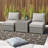 Athelene Rattan Wicker Fully Assembled 2 - Person Seating Group with Cushions