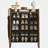 42.5" Tall Rattan Shoe Cabinet With Doors-847162536