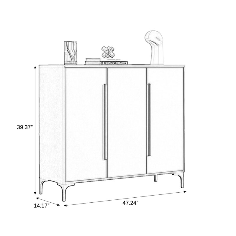 Gray Aluminum Shoe Storage