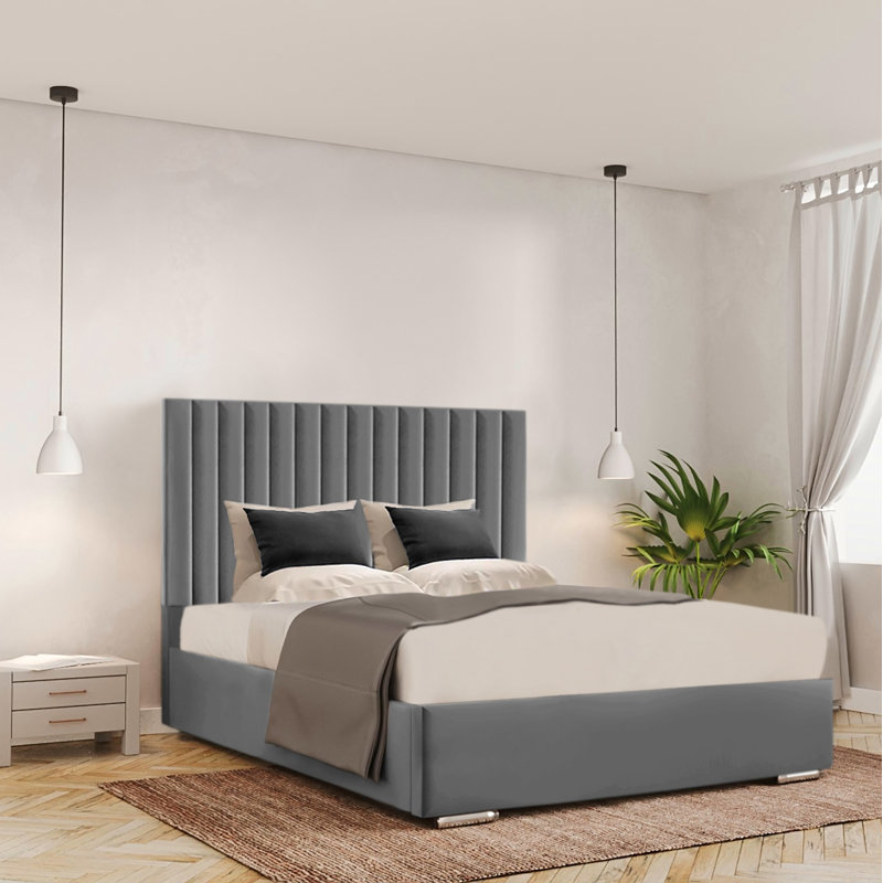 Ayreanna Upholstered Ottoman Storage Bed, Single (3'), Turmeric