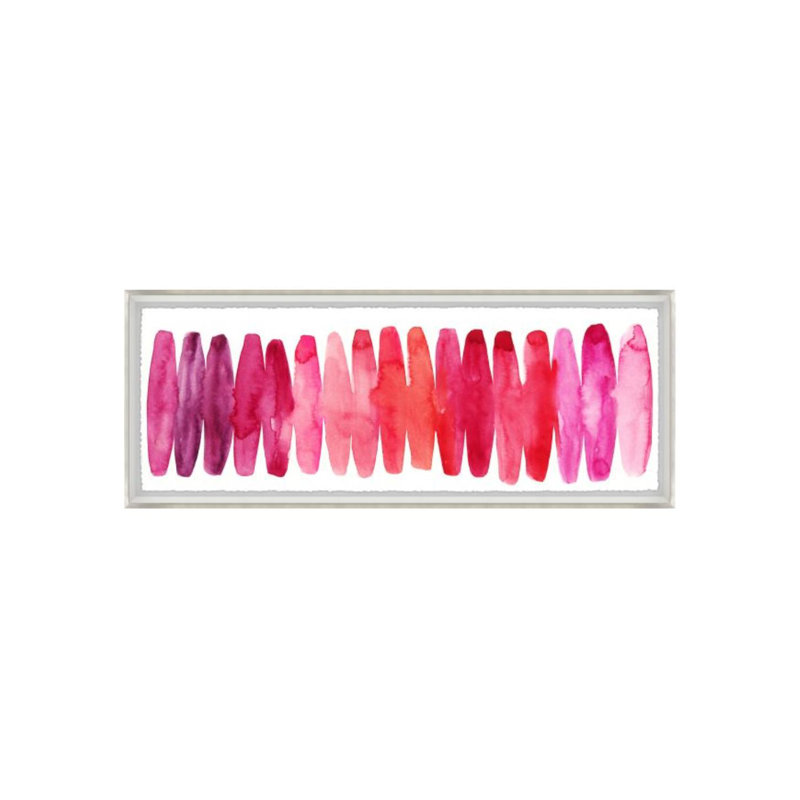 «Being Passionate» par Guseul Park - impression sur toile tendue, Couche de verre, H 13 po x l 36 po
