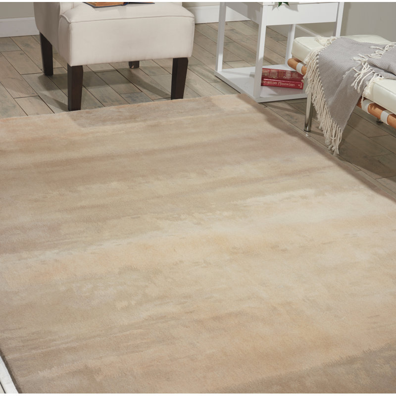 Luster Wash Wool Hand Woven Area Rug, Rectangle 168 x 244cm