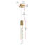 Luminaire suspendu Aurora 5 pouces en or satiné-1905696104