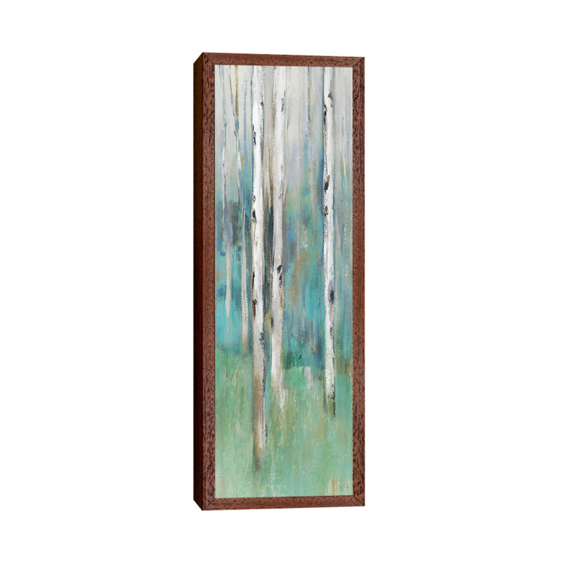 Foothills III by Isabelle Z - Panoramic Print on Canvas, Classic Brown Wood Framed, 121.92 cm H x 40.64 cm W