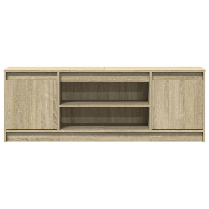 Cyarah Unfinished TV Stand, Sonoma Oak, 100cm