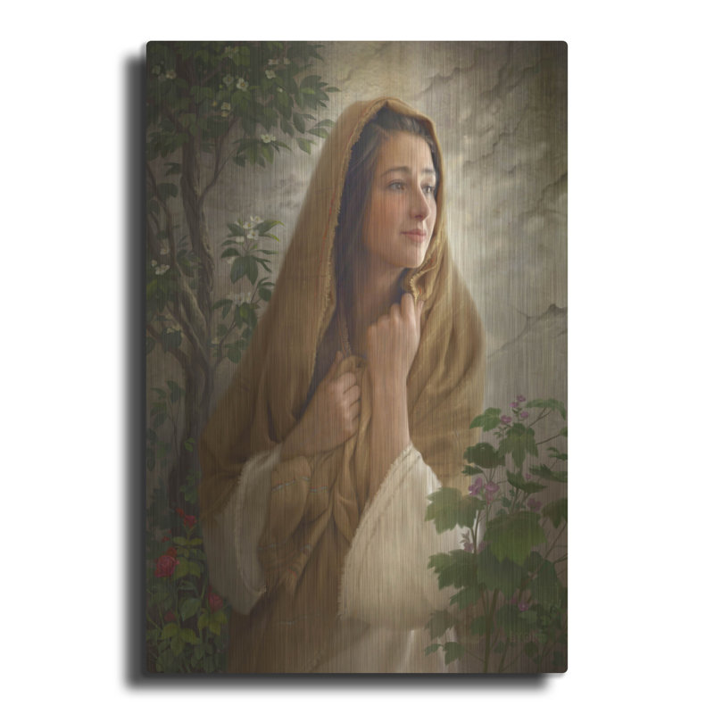 «Mary Kept All Ces Things» par Howard Lyon, H 24 po x l 16 po
