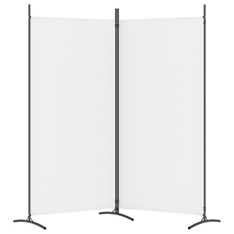 Abdisamad 3 Panel Room Divider, 2, White, 180cm H x 175cm W