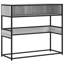Console Table Black 90X35x80 Cm Engineered Wood-454928570