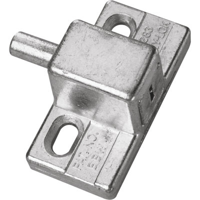 Push-In Keyed Lock, 1/4 in. Diameter Bolt, Diecast (Single Pack)