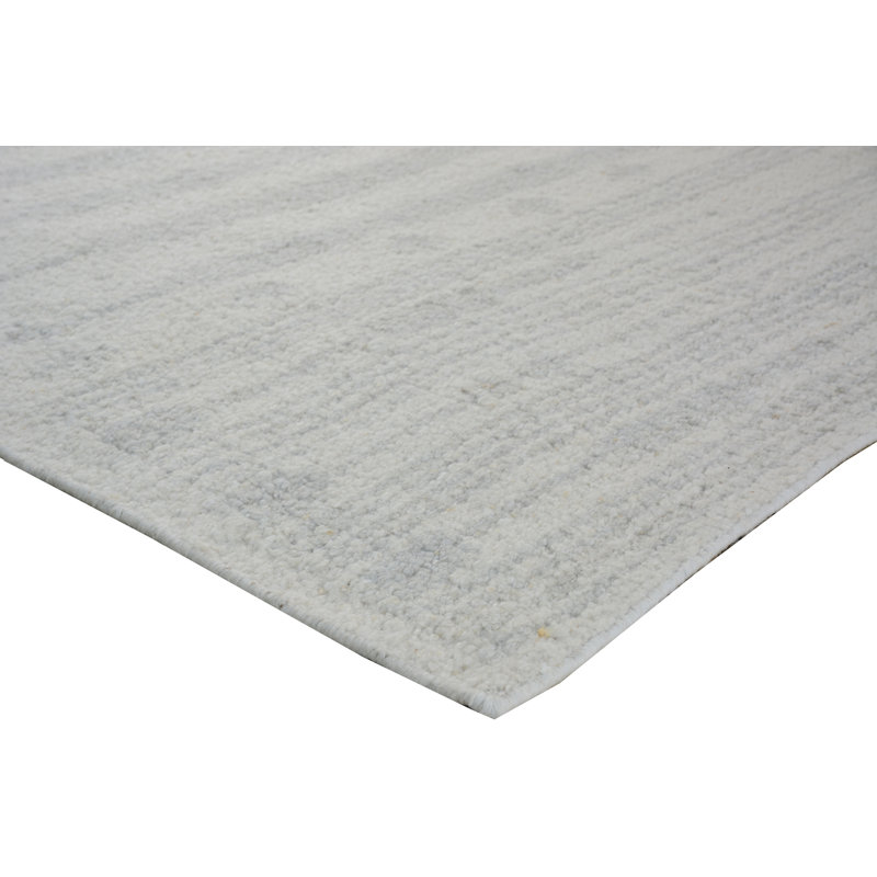 Wool Area Rug in Gray, Rectangle 10' x 14'
