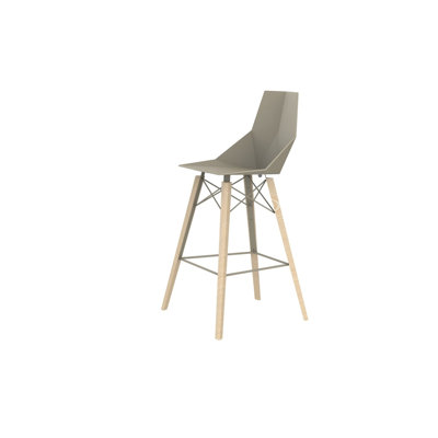 Faz Wood - Bar Stool - Set Of 4 - Basic/Injection