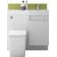 Bathroom Vanity with Integrated Composite Resin Basin-17437601
