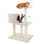 PETMAKER 3-Tier Cat Condo Scratching Tower - Beige