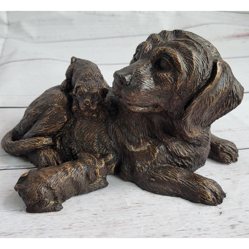Figurine Lewis Labrador Retriever and Puppy