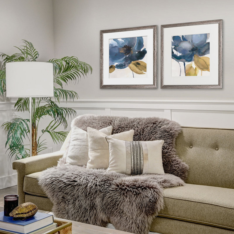 " Blue Note " 2 - Pieces, Brown Framed