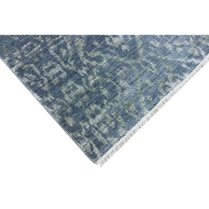 IKVLDC126GYBK Moroccan Area Rug in Gray, Rectangle 9' x 12'