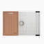 Ruvati 27 pouces Fireclay Workstation