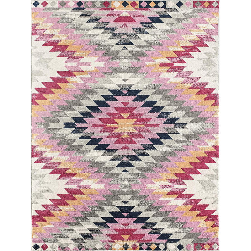 Legacie|Tribal Rose, Rectangle 4' x 6'
