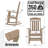 Oxing HDPE Outdoor Rocking Chair-1829223230
