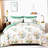 Leafy Dreams 7-Piece Queen Comforter Set - Botanical Bedding in Soft Microfiber with Reversible Design. Includes Comforter, Pillowcases, Shams, Flat Sheet, and Fitted Sheet. Create a cozy oasis with this floral-inspired set!