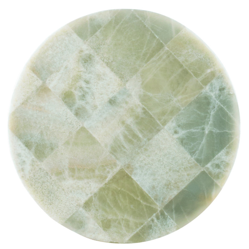 Infinity Marble Top End Table