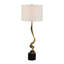 Lampe en laiton sans fil Uttermost Spiraling