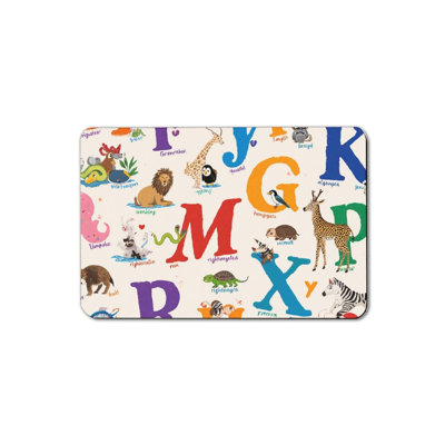 Tapis pour salle de bain Alphabet