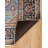 Breedlove Traditional Machine Woven Flatweave Blue and Navy Area Rug with Non Skid Backing-1953280828