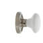 Classic Rosette with White Porcelain Door Knob-864369198-868886635