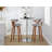 Gardenia Swivel Upholstered Counter Stool-93570901