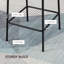 Ensemble de 2 tabourets de bar Corrigan Studio®, tabourets de bar à hauteur de comptoir, tabourets de cuisine de 26 po (66 cm) avec pieds en acier pour la salle à manger, allée de cuisine, café-228720031