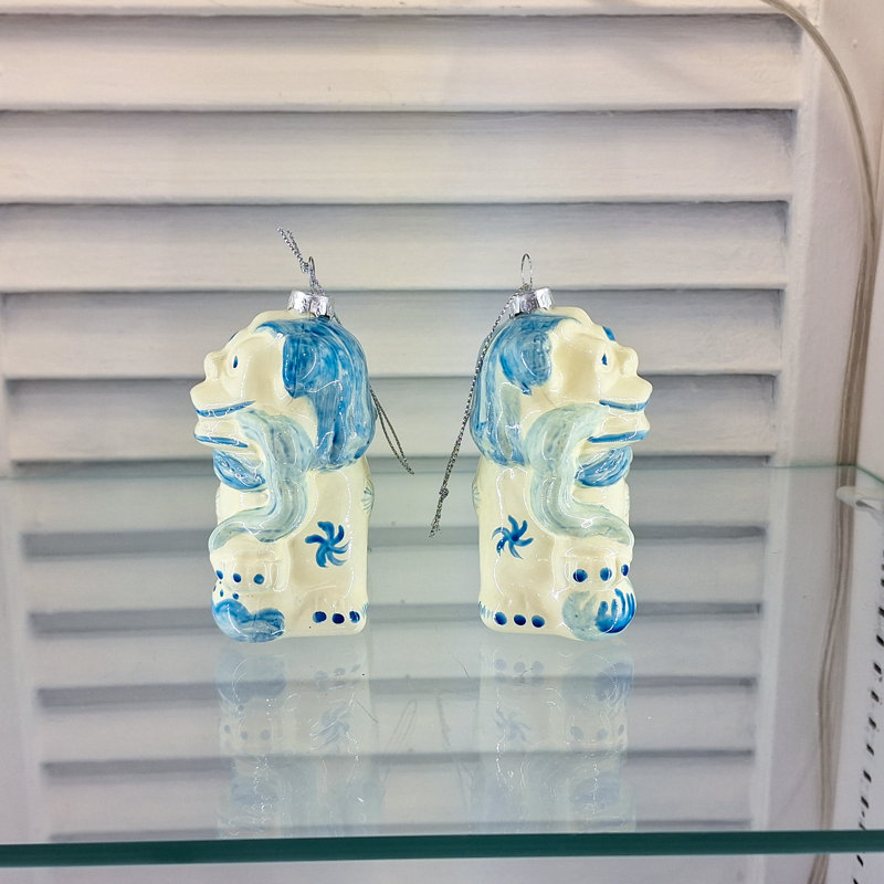 Glass Ornament 4'' Glass Animals Hanging Figurine Ornament