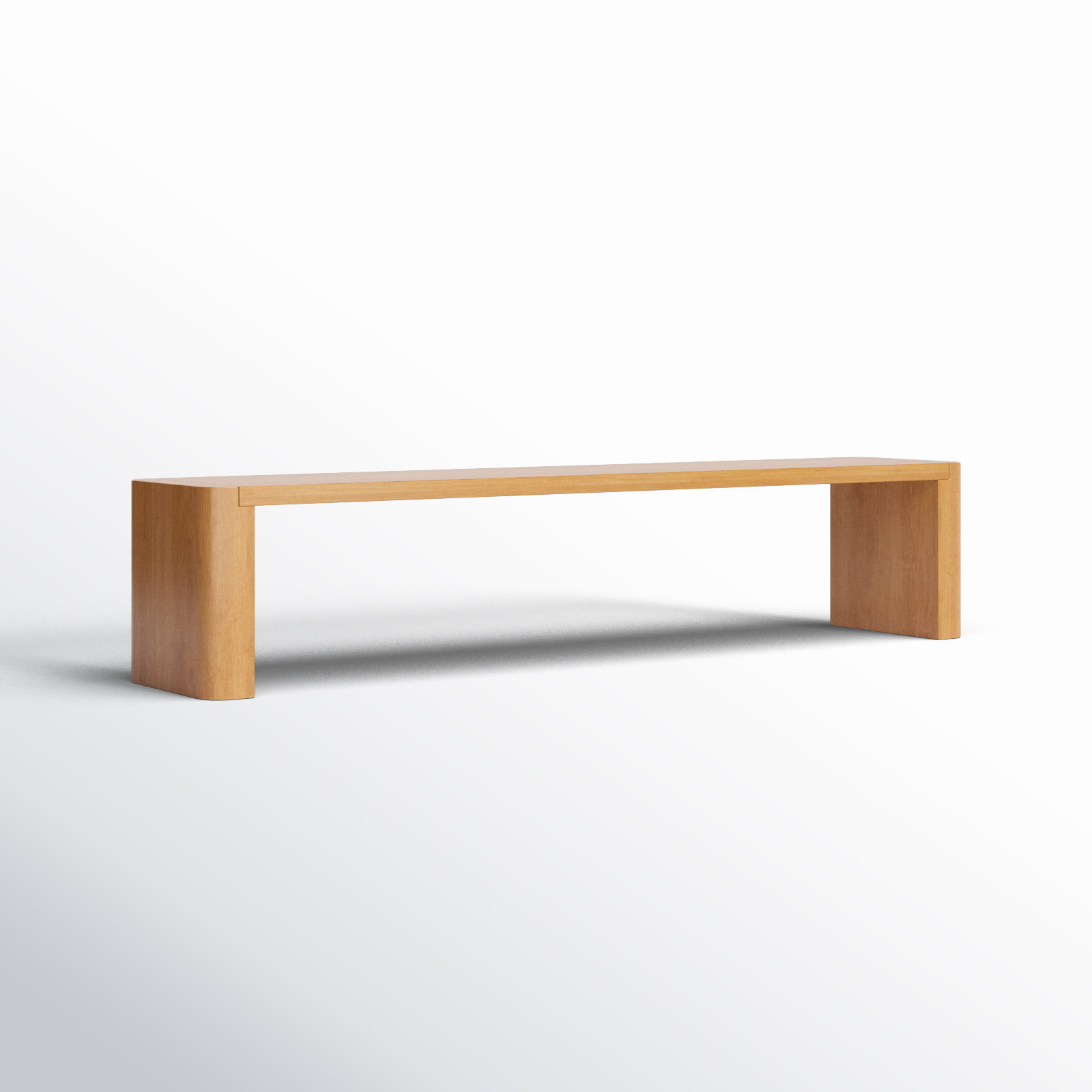 Channing 82" Dining Bench, 17" H x 82" W x 16" D, Natural