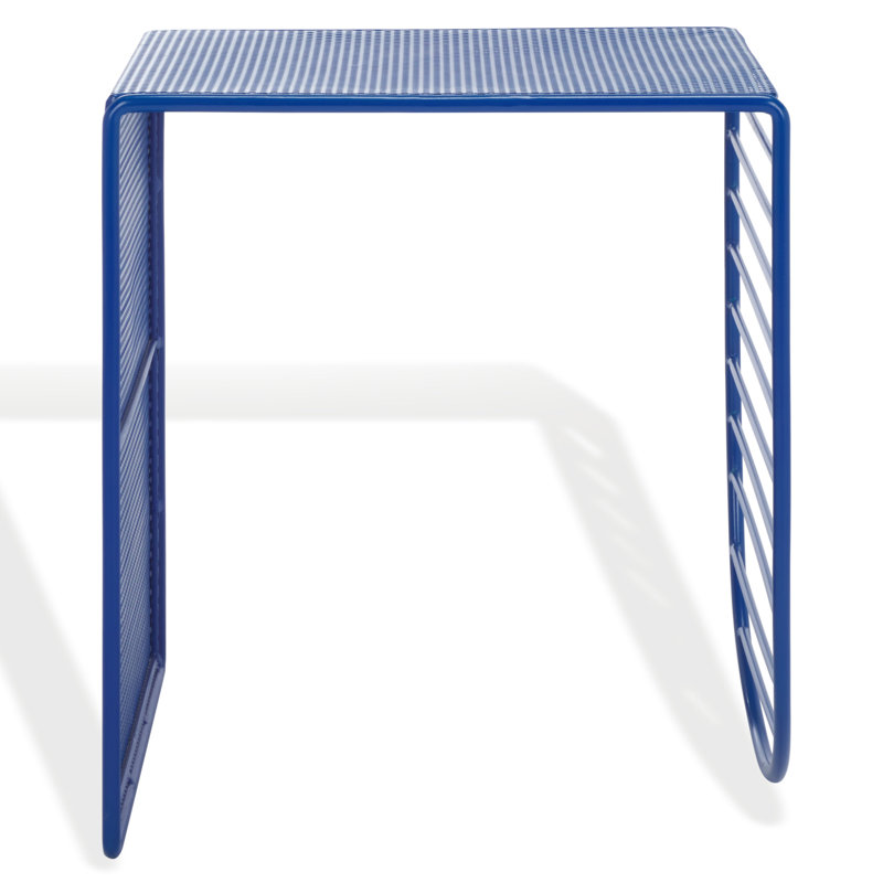 Viktoria Metal Accent Table, Blue