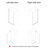 2832"W X 72"H Left And Right Opening Universal Pivot Shower Door, Open Outside, With 1/4" And 5/16" Tempered Glass And Matted Black Finish-124947342