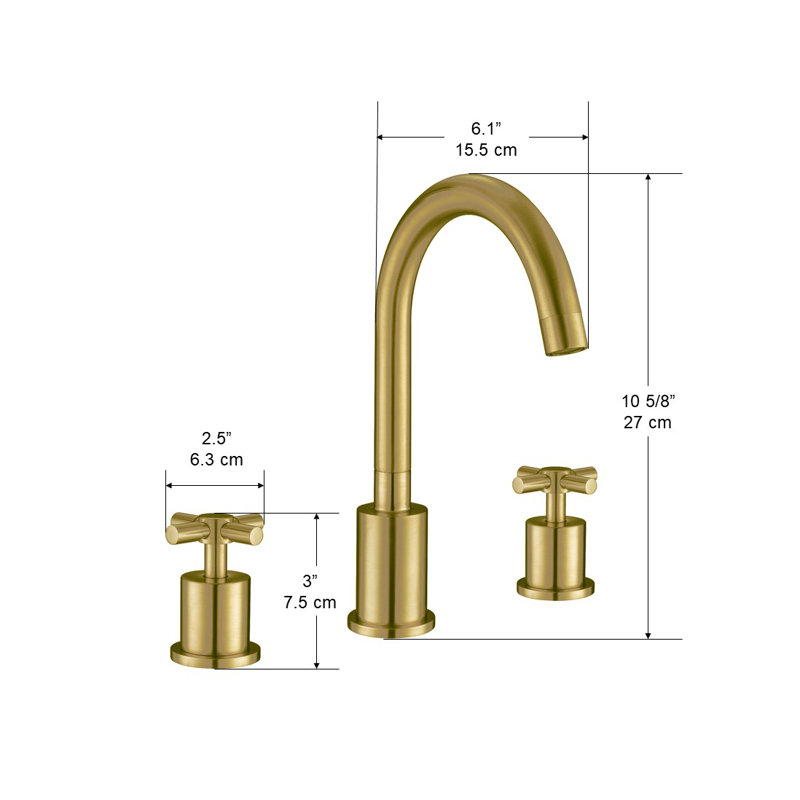 Prima 3 Widespread Bathroom Faucet