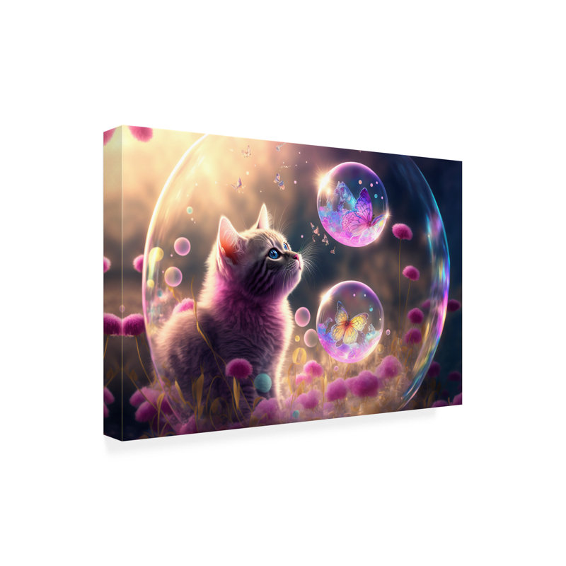 «Animals Mystical Morning 10», impression sur toile, H 12 po x l 19 po x P 2 po