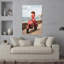 The Girl On The Red Scooter by Andreas Magnusson - Wrapped Canvas Print-1590715690-1590715861