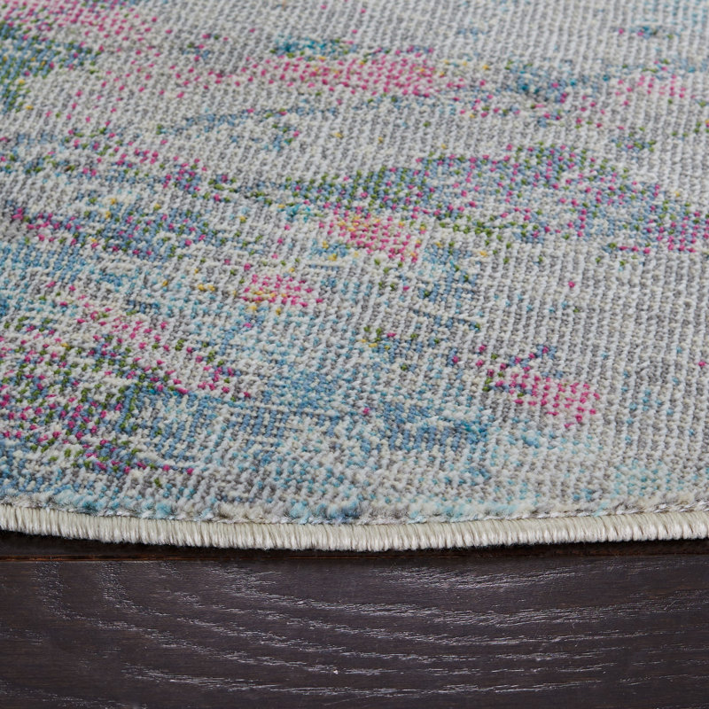 Tapis abstrait Gianelle 300 Performance, Carré 8 pi