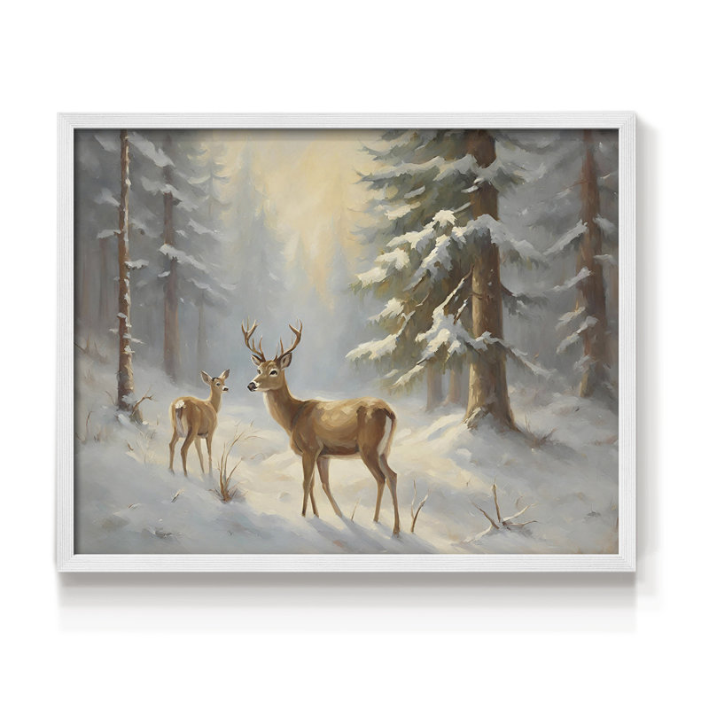 Paysages rétro - CXVII - impression encadrée - réaménageable, H 16 po x l 20 po, Blanc