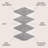 Collenn Diamond Stripe Geometric Shag White/Gray Rug-1655634101