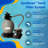 Belize Round 52-in Deep 6-in Top Rail Swimming Pool Package-6999811