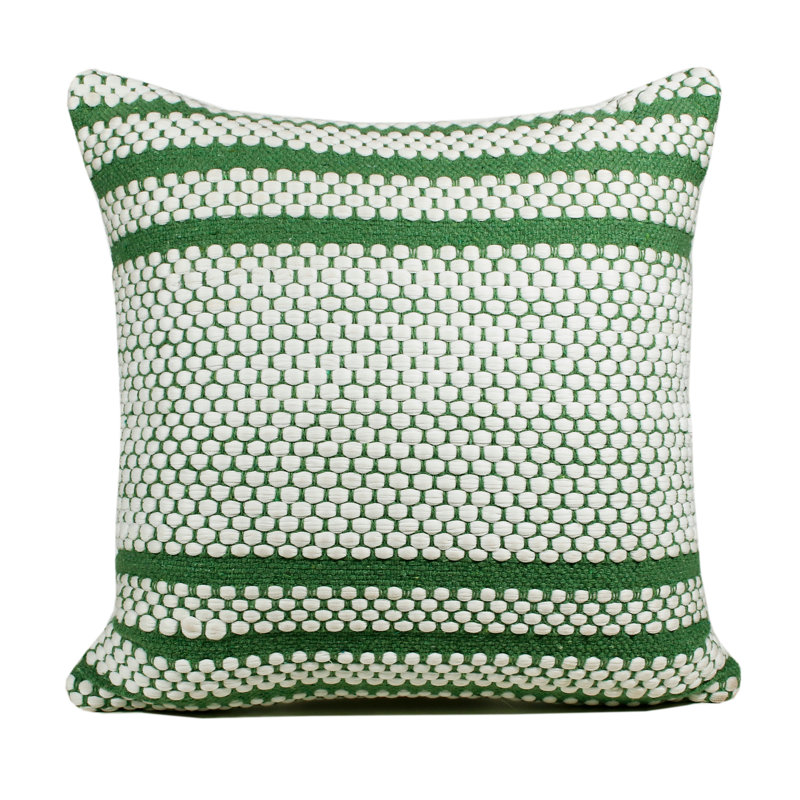 Square Striped Cotton Blend Throw Pillow Cover, Pillow Cover Only - No Insert