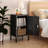 Metal Storage Employees Lockers With 1 Lockable Doors,locking Storage Cabinets For Small Spaces,home,school,gym,assembly Required,black-2018139108